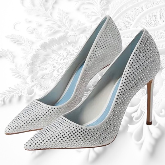 SCHUTZ SILVER CRYSTALS PUMPS NWT SIZE: 8.5 - Picture 3 of 3